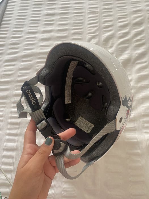 capacete branco oxelo