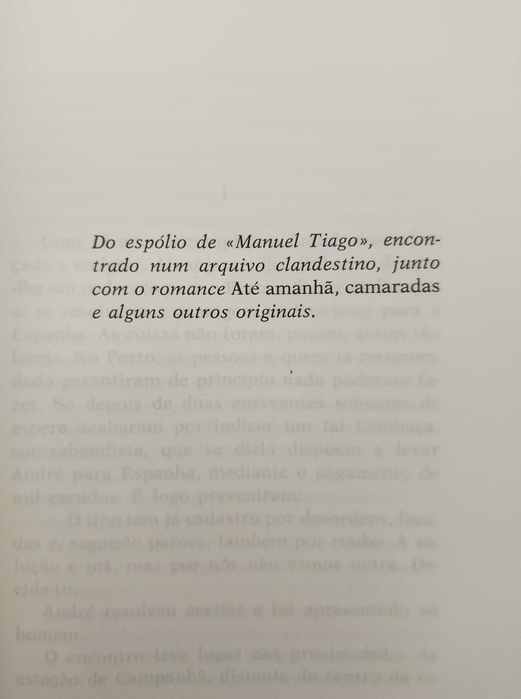 Cinco dias, cinco noites - Manuel Tiago (1ª edição)