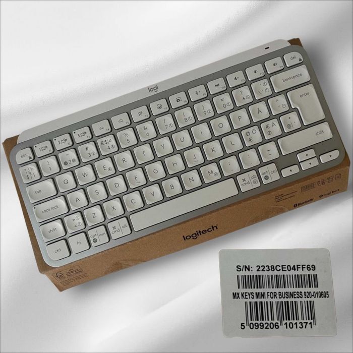 Клавіатура Logitech MX Keys mini ISO Pale Gray