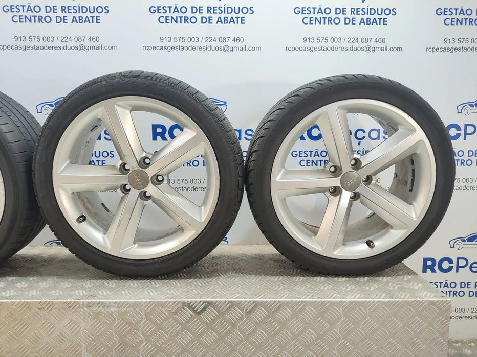 Conjunto Jantes Ronal 18 Originais Audi A4 B8 S-Line S Line 8J ET46