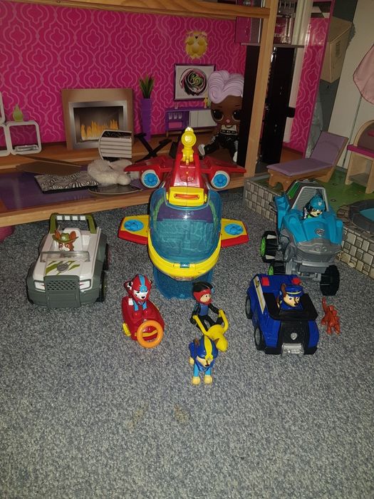 Zestaw Psi Patrol Łódź podwodna tracker chase rex