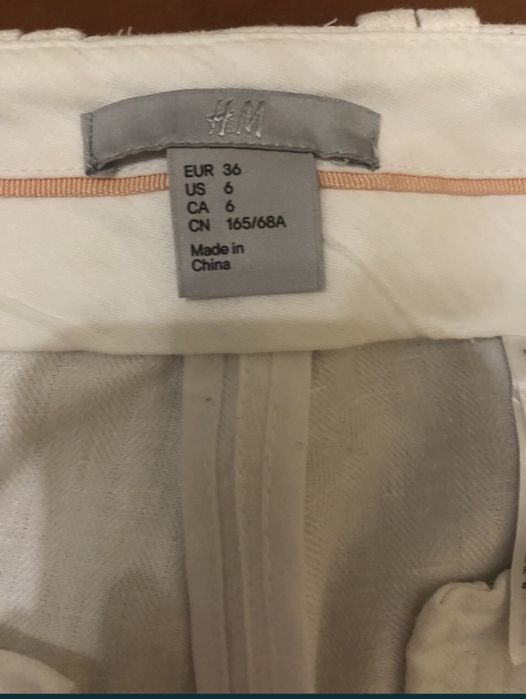 Білі штани, H&M,