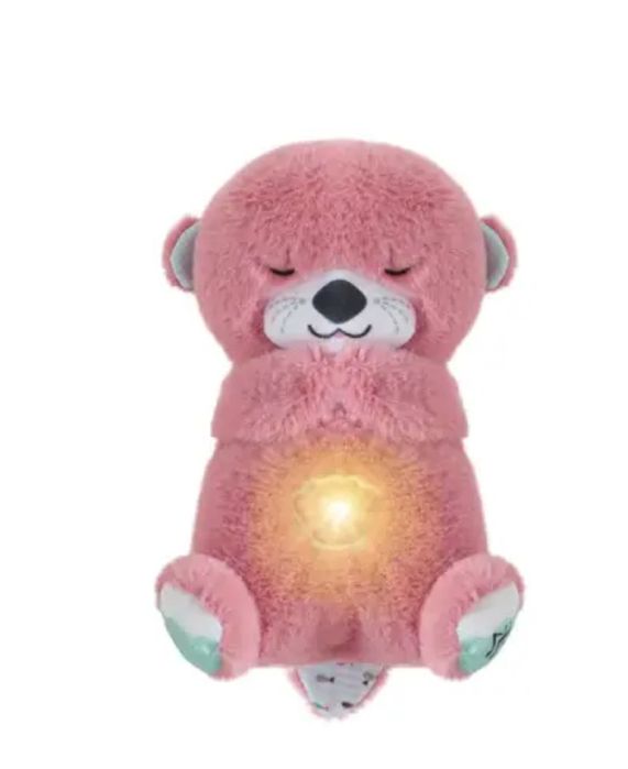 дихаюча плюшева іграшка видра зі світлом та звуком