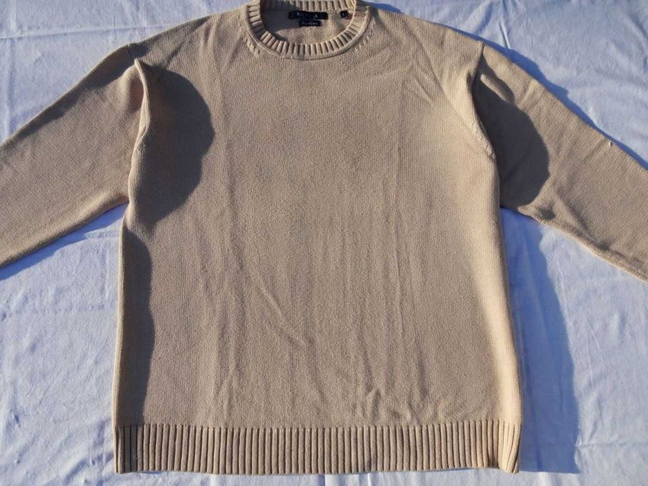 Mc NEAL beżowy sweter męski bawełna L XL