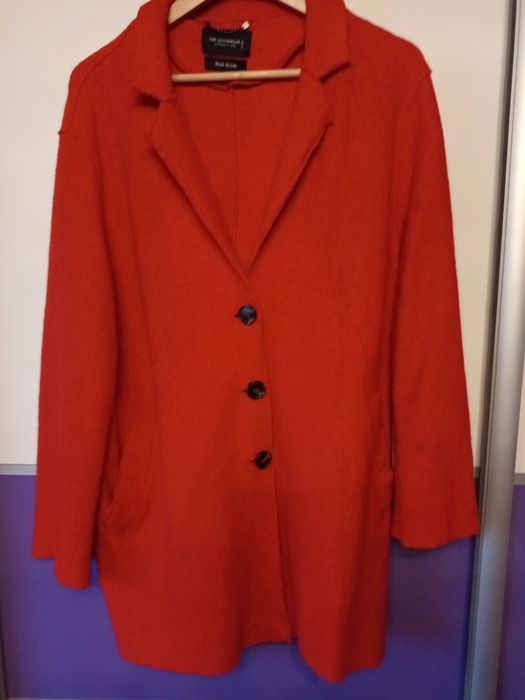 48 XXL płaszcz damski wełna