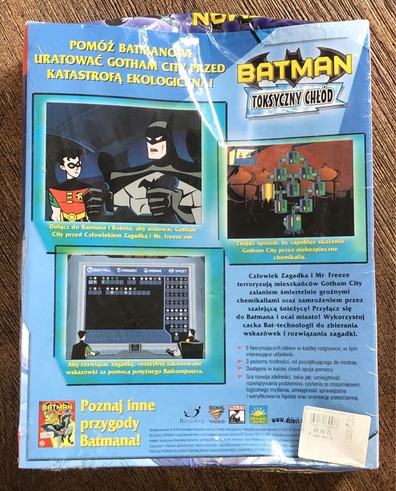 NOWA gra komputerowa BATMAN Toksyczny Chłód PC CD Projekt 2005 BIG BOX