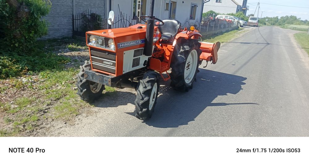 Traktorek ogrodowy Hinomoto E224#sadowniczy# Kubota # iseki# mulczer#kosiarka#glebogryzarka#naped 4x4#dizel#mitsubishi