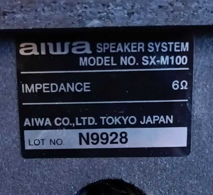Głośniki AIWA SX-M100