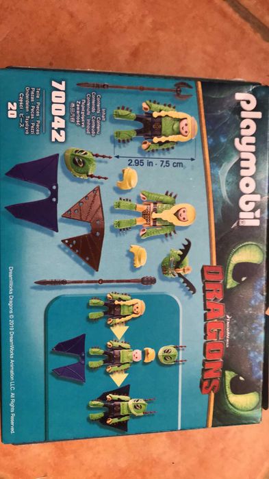 Brinquedo Novo_Lego da playmobil - dragões