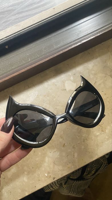 Okulary haloween catwoman