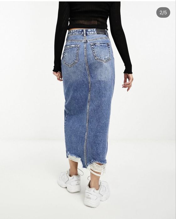 Стильні джинсові спідниці zara