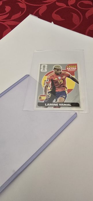 Lamine Yamal Silver Extra Sticker Panini Mundial 2026
