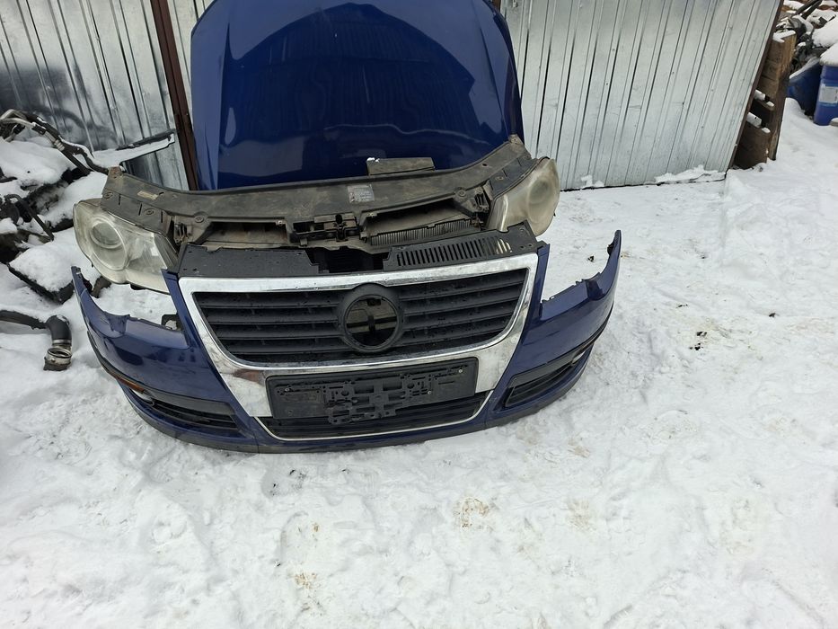 Volkswagen Passat b6 przód maska zderzak pas przedni  lampy Euro LD5Q