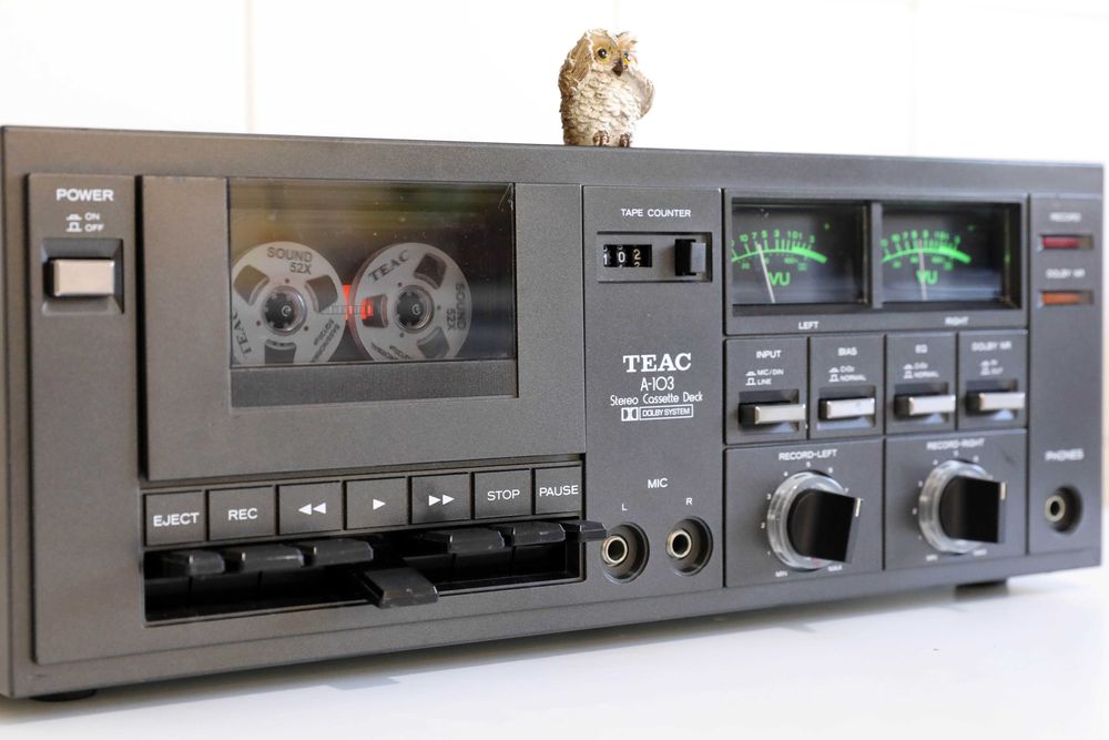 TEAC A-103 Tape Deck Cassetes Vintage