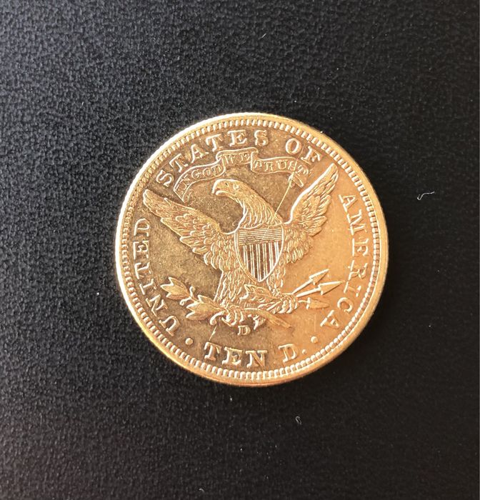 Moeda de ouro 10 dollars ouro (Liberty)