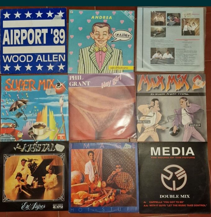 Vinys Italo-Disco; Italo- Dance; Euro Disco