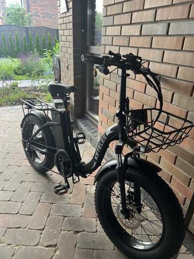Электровелосипед складной 750W, велосипед електричний кетелес 26Ah KF9
