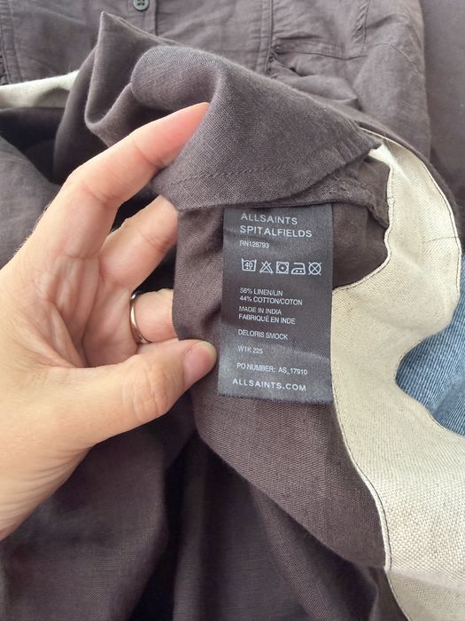 Крута натуральна блуза розлітайка allsaints, 12р