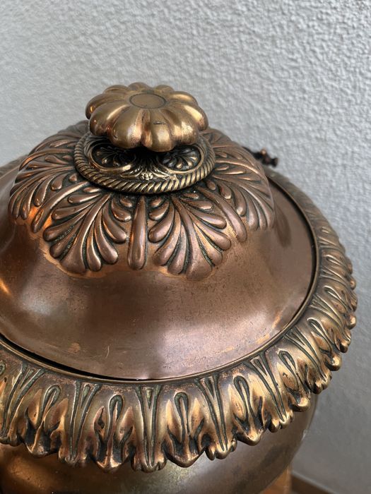 Naczynie miedziane do chłodzenia wina 42 cm 6 kg Anglia