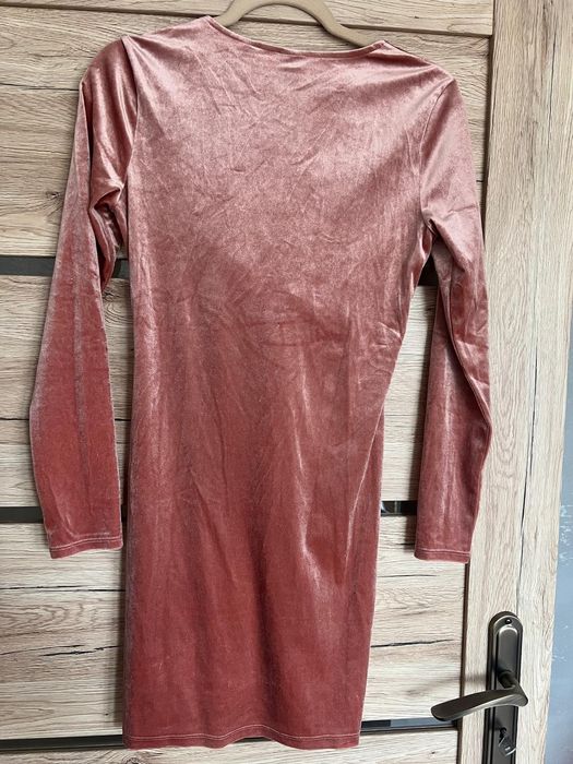 Sukienka welurowa h&m
