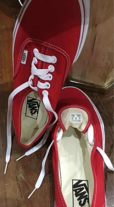 Sapatilhas VANS Autênticas Em vermelho Nº 39