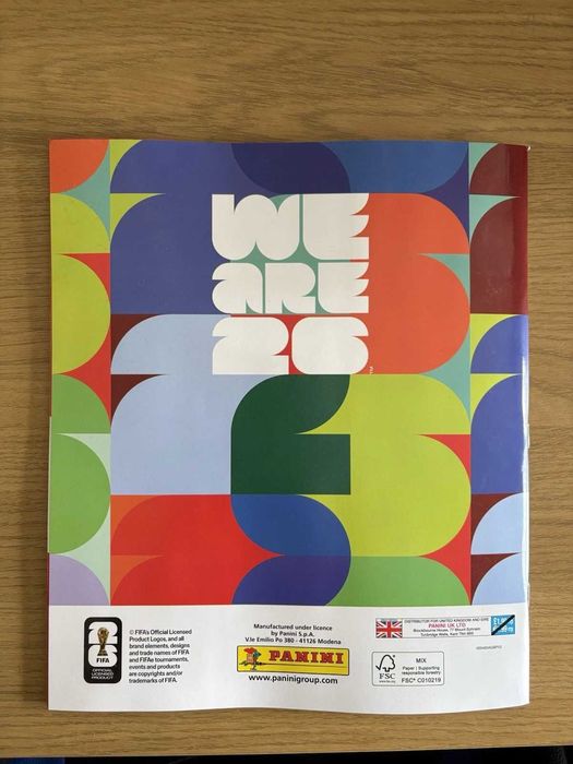 Caderneta Mundial 2026 Panini — envio incluído