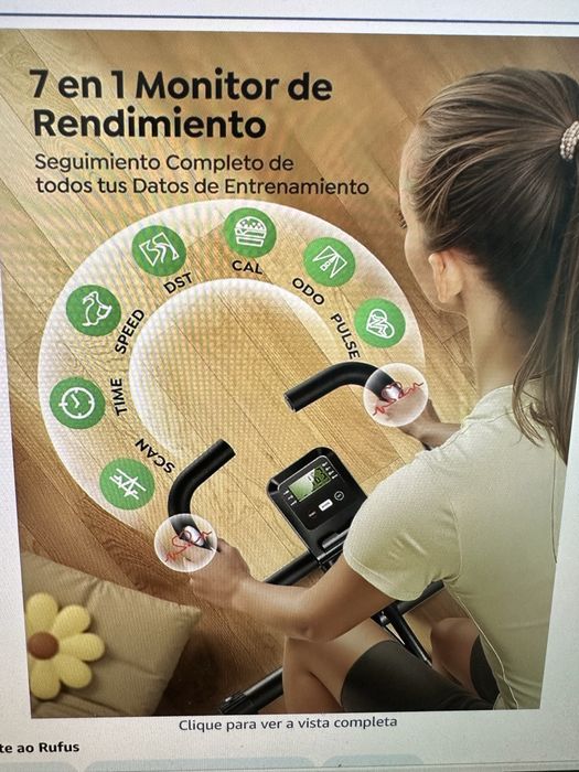 Biciclete estatica dobravel 5 em 1