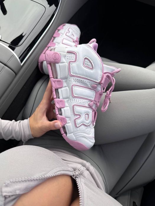TOP! Nike Air Uptempo White Rush Fuschsia 36 37 38 39 40 найк аір вайт