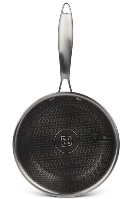 Patelnia stalowa 32cm plaster miodu nieprzywierająca powłoka Edenberg