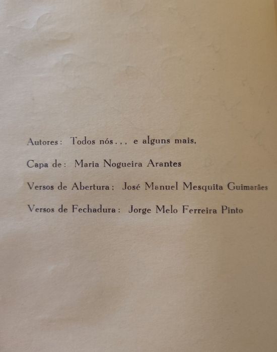 Livro dos Novos Grelhados se Medicina Porto 1958
30€ com envio em cor