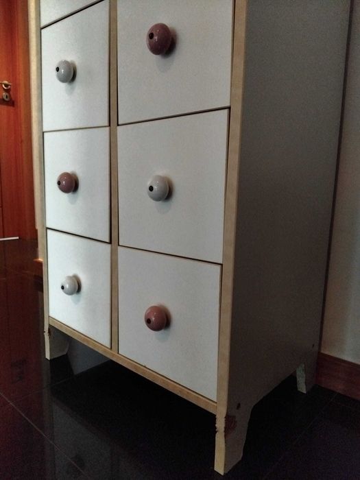 8 Puxadores de cerâmica usados Zara Home para móveis