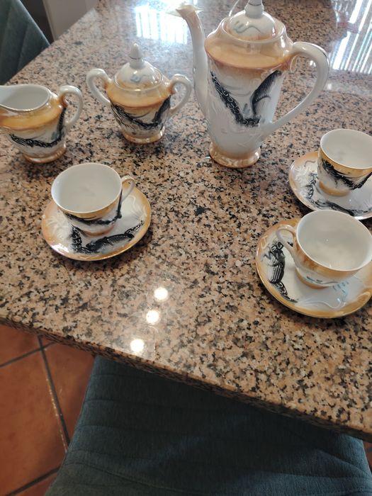 Conjuto de chávenas de café ou chá