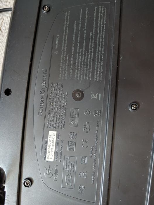 Клавіатура Logitech Deluxe Keyboard y-su61 Black.