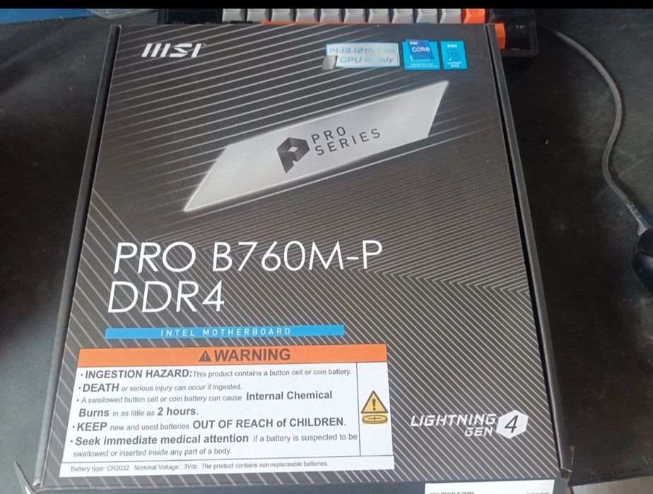 Płyta główna MSI Pro B760M-P DDR 4 Zamienię