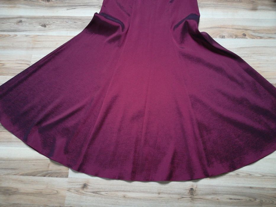 Sukienka 34 bordo WESELE