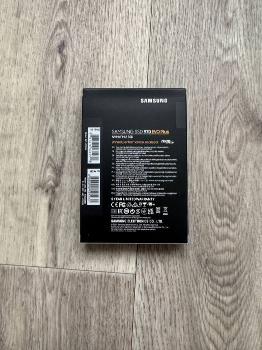 накопичувач Samsung SSD M2 NVMe 970 EVO Plus 250Гб; 500Гб