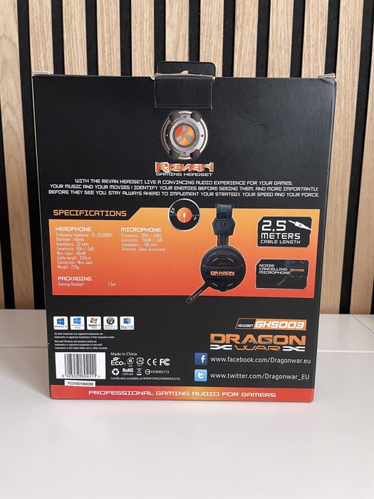 Headset G-HS-003 REVAN Dragon War