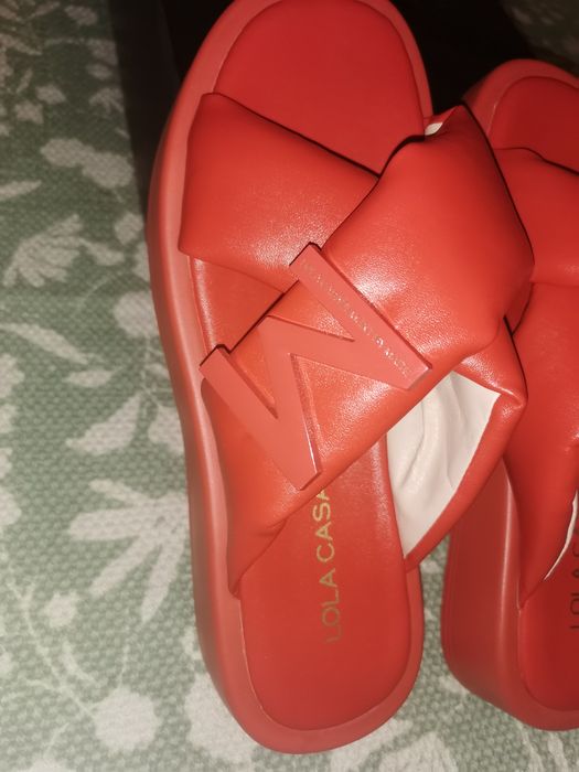 Chinelos laranja Lola Casademunt by Maite 36