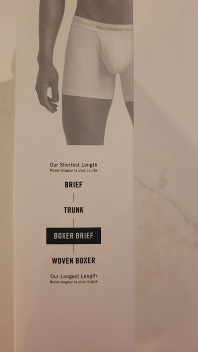Nowe bokserki Abercrombie & Fitch 5-pack XXL