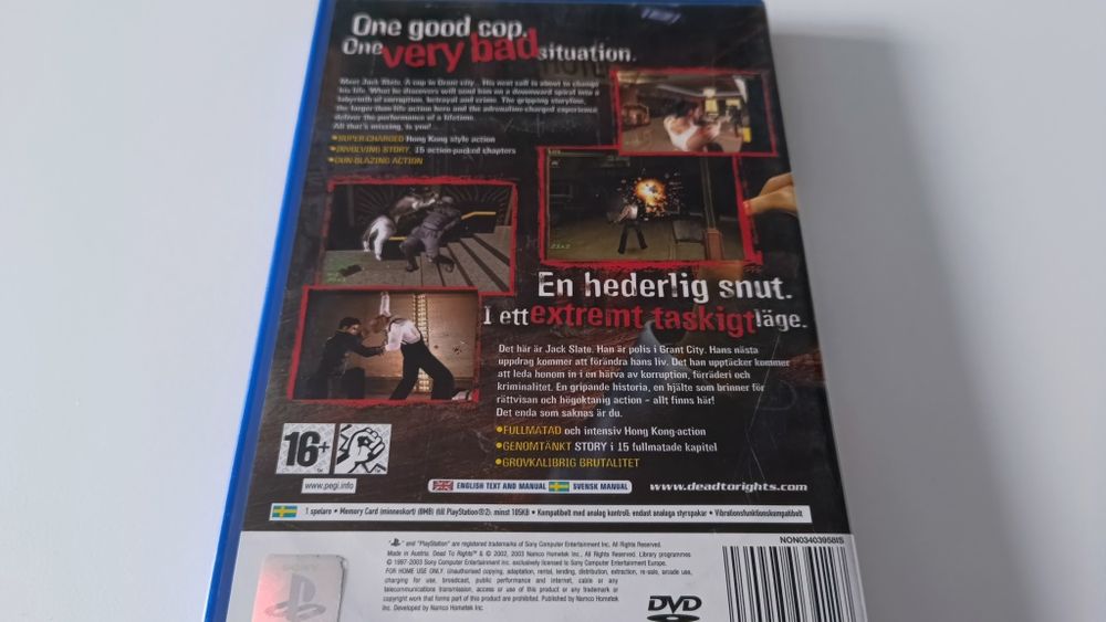 Dead to Rights PS2 Namco mint