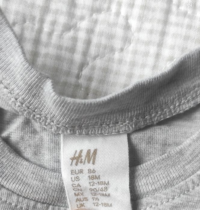 Szara koszulka H&M r. 86