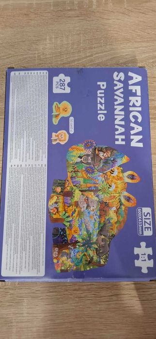 Puzzle 3D 287 elementów Afrykańska sawanna