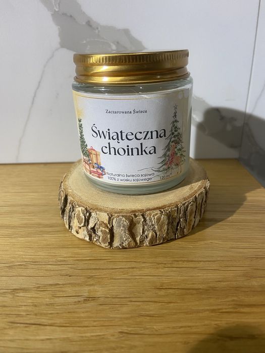 Świece sojowe 120 ml Świąteczna Choinka świeca sojowa