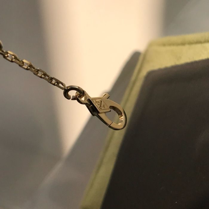 Підвіска подвеска золота ван клиф  van cleef arpels vintage alhambra pearl