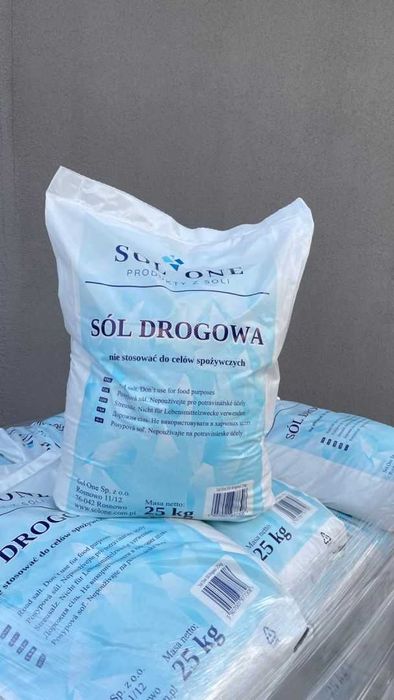 Sól drogowa workowana 25 kg i Big Bag 1000 kg