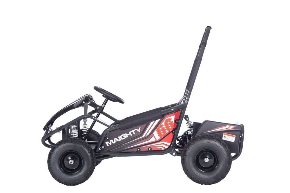 Buggy gokart MAIGHTY Czarny pojazd elektryczny - EkstraZabawki.pl