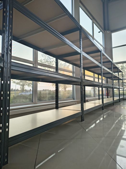 Regał Metalowy do Garażu, Warsztatu 180x150x60.cm 4P/400 kg, Grafitowy