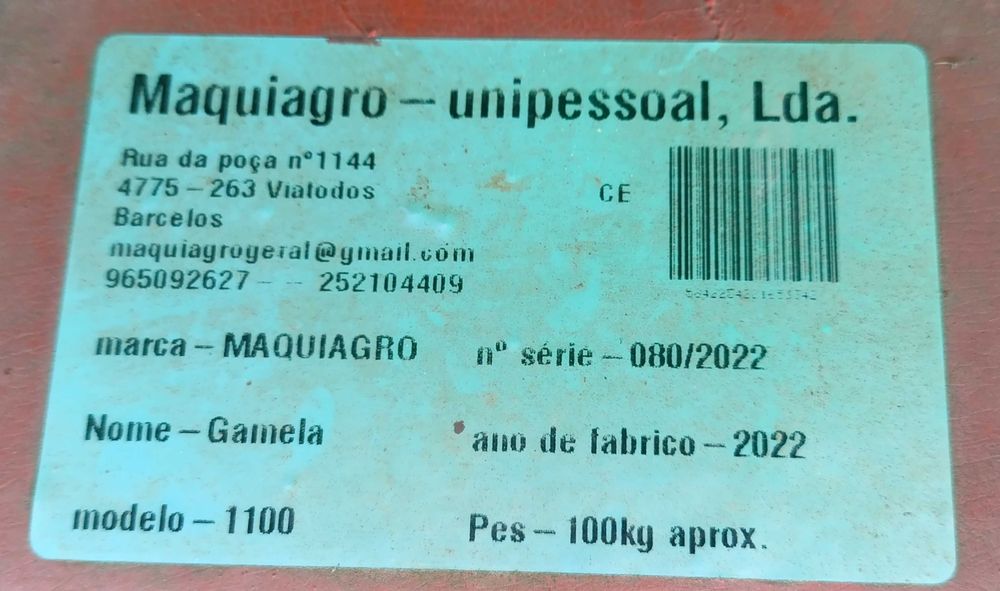 Vendo caixa para trator
