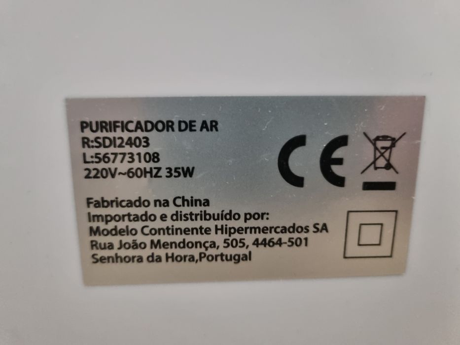 Purificador de ar