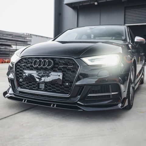 Audi A3 8V Atrapa Chłodnicy Plaster Miodu Grill 16-20 Czarny Połysk